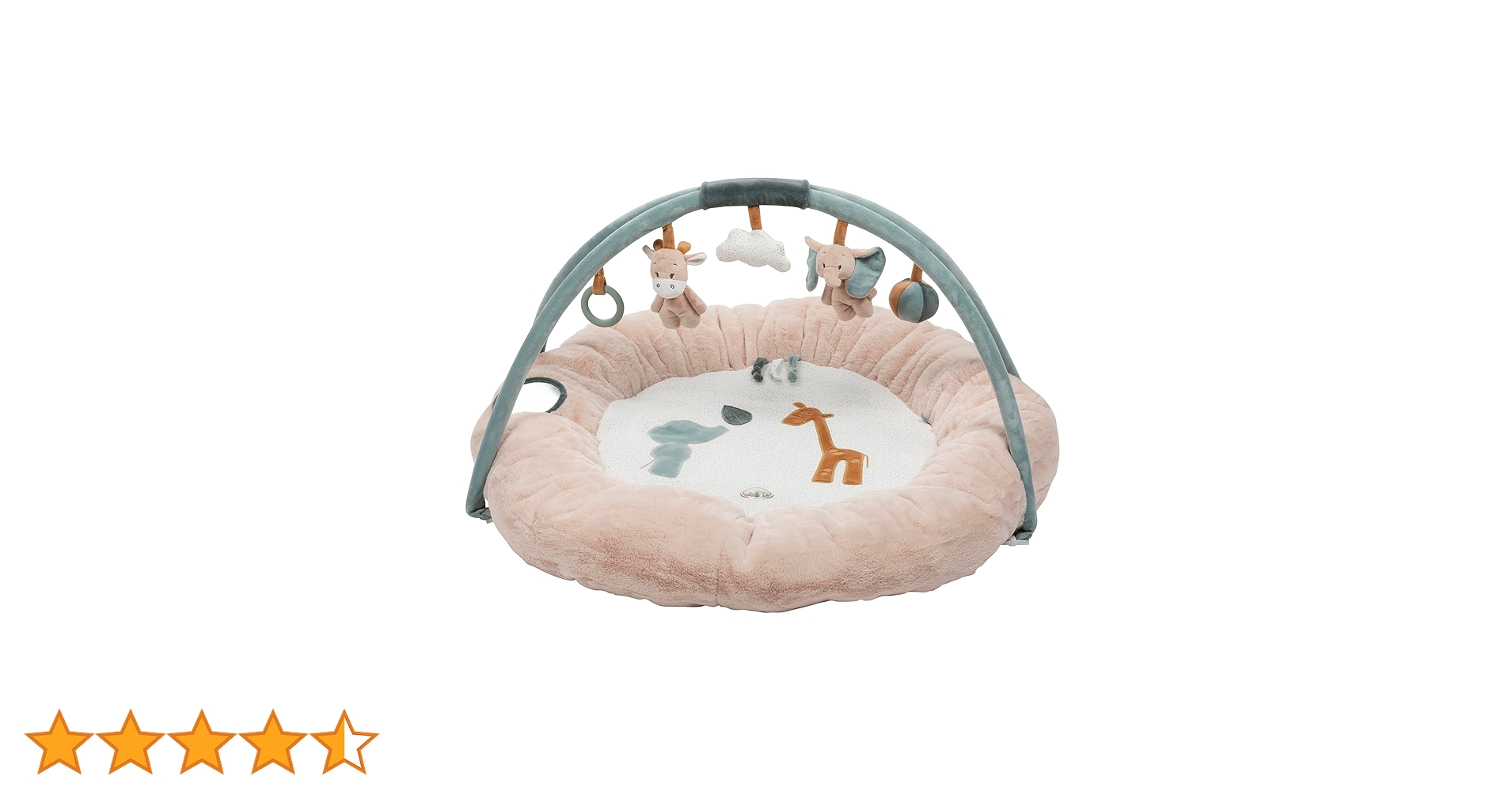 【超美品】Nattou（ナチュー）赤ちゃんのプレイマット＆プレイジム 男女兼用 nattou（ナチュー）｜赤ちゃんのプレイマット＆プレイジム｜出産